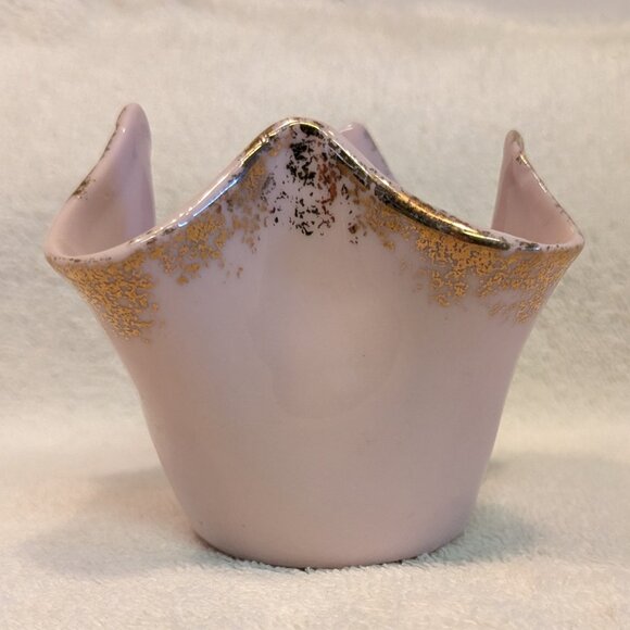 Richard Japan Porcelain Handkerchief Small Vase Holder Decor 1960s - Picture 2 of 12